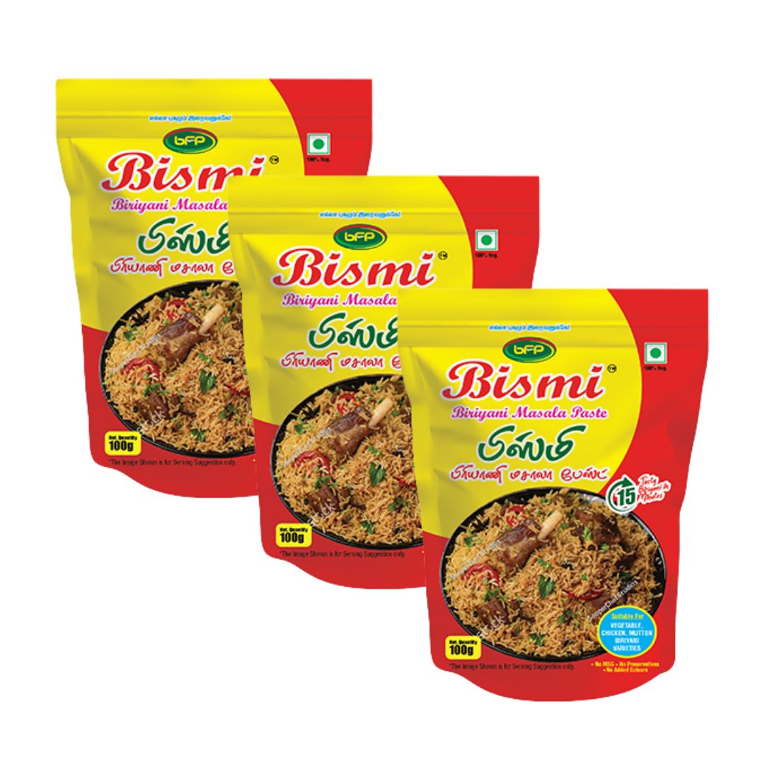 Bismi Biriyani Masala Paste Combo Offer - Faritha