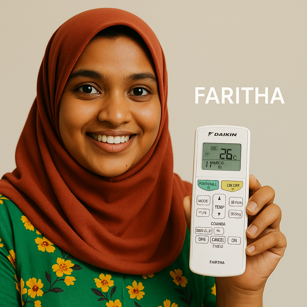 Replace your lost or broken Daikin AC remote with this ARC470A26 remote.
โ
Plug & Play โ Works without coding
โ
Compatible with Daikin Split ACs
โ
Batteries included (optional)
โ
Fast shipping across India
Stay cool. Stay in control.