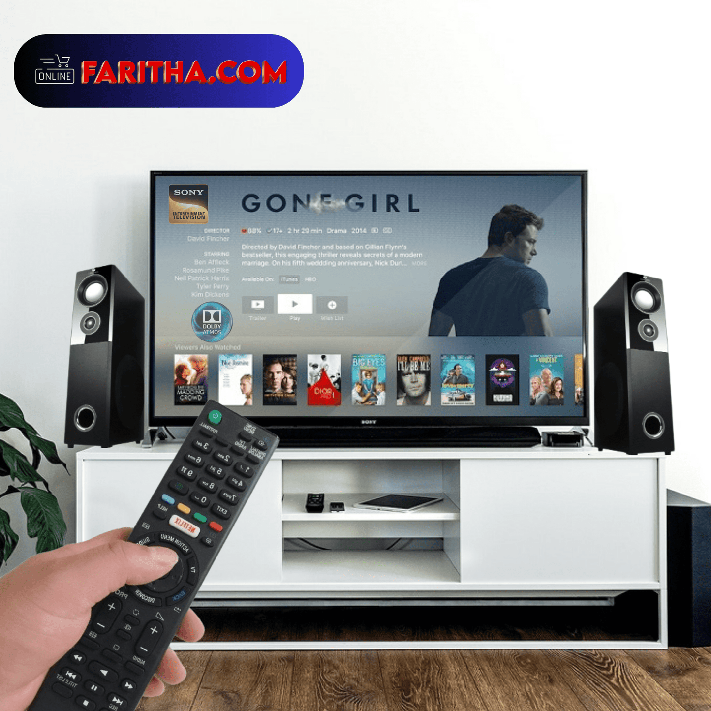 Sony Smart TV Remote Control RM-L1351 β Compatible with Netflix, YouTube, Google Play#