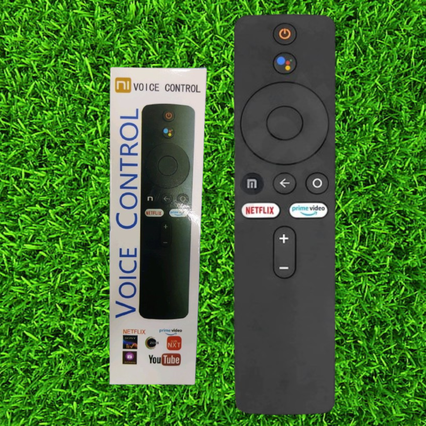 MI Smart LED TV Remote with Google Voice Control & Dedicated Netflix Button โ Compatible Replacement#