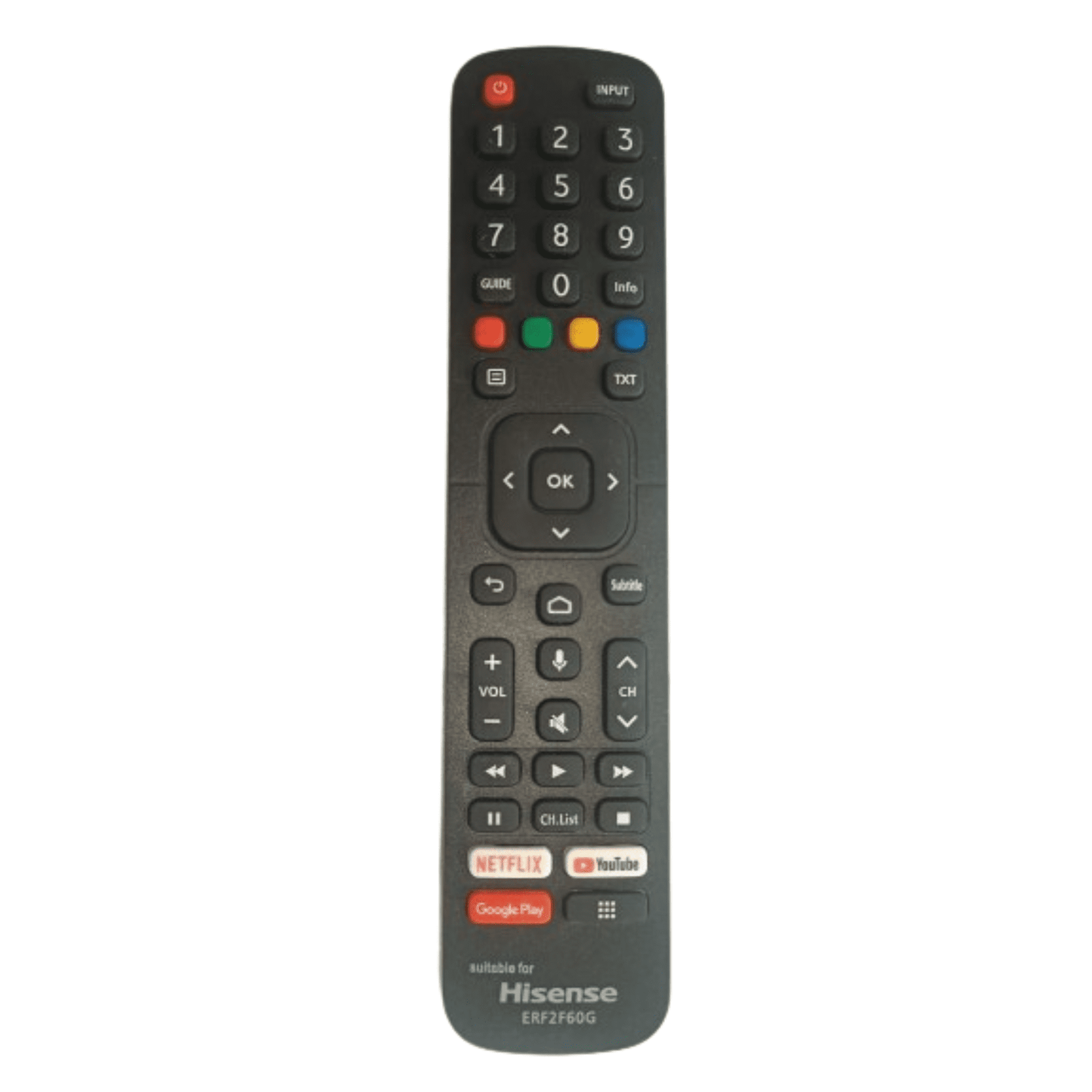Hisense Smart TV Remote Control – No Voice Function (Compatible Replacement)#