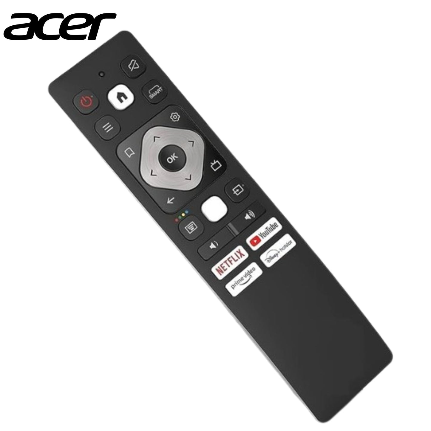 Acer Smart LED TV Remote Control β Compatible with Disney+ Hotstar, Netflix, YouTube & Prime Video (No Voice Control)#