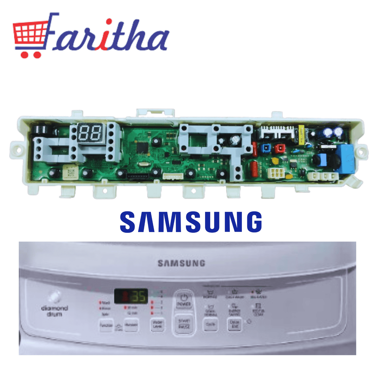 Samsung Original 7 button Washing Machine Board