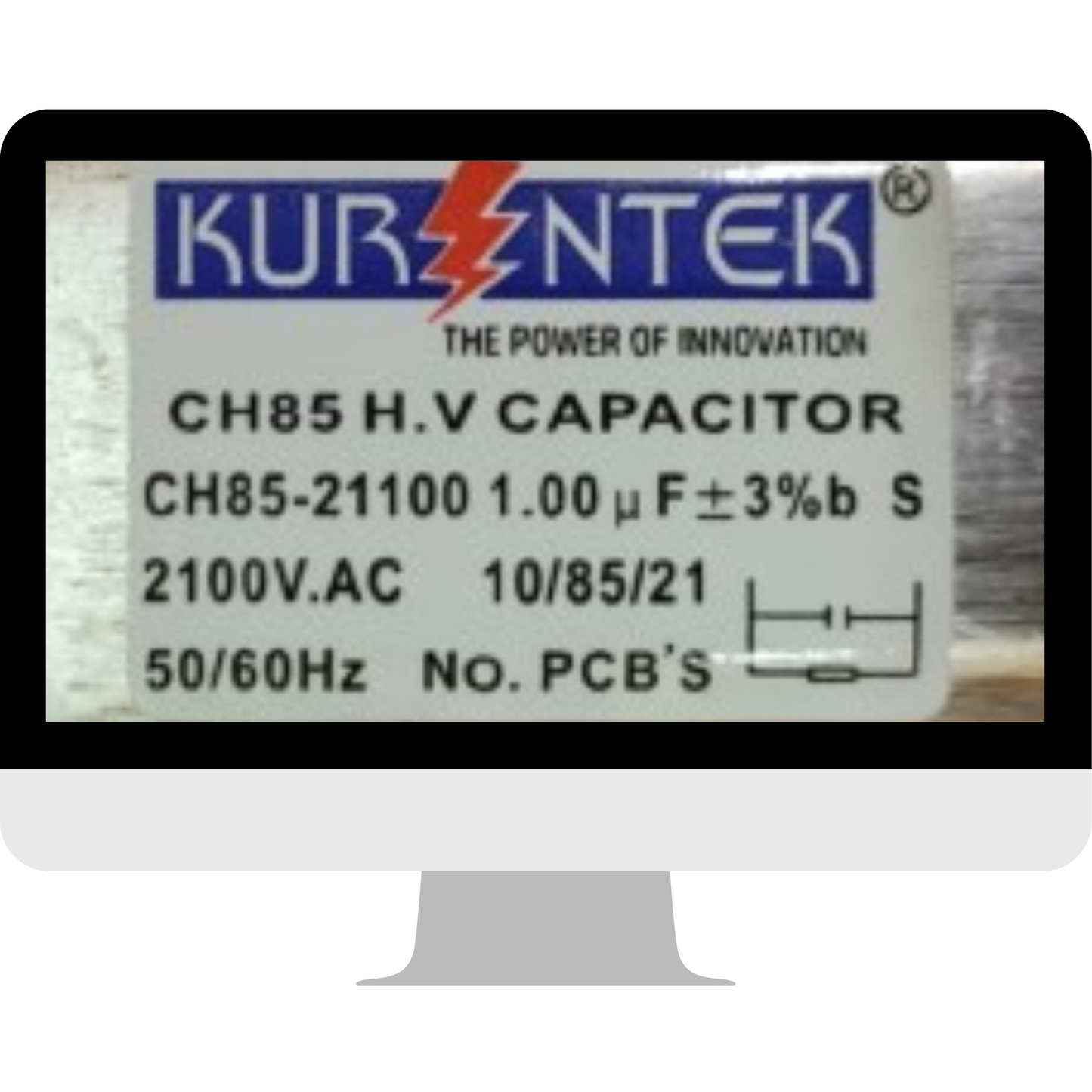 Microwave Oven Capacitor 1 mfd /2100 Volt