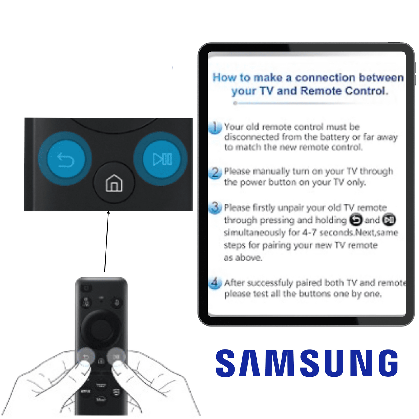 Original Samsung Solar Power Smart TV Remote with Voice Control β Genuine Eco-Friendly Replacement#