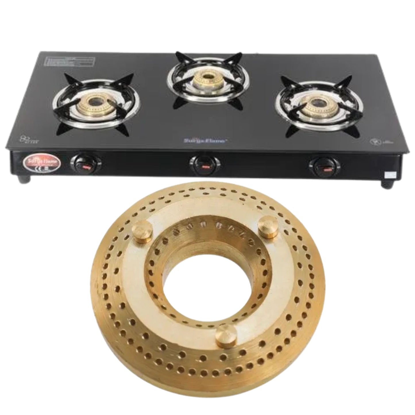 Small, Medium, Big & Jumbo Gas Burners – High Flame Cooking Stove Parts #