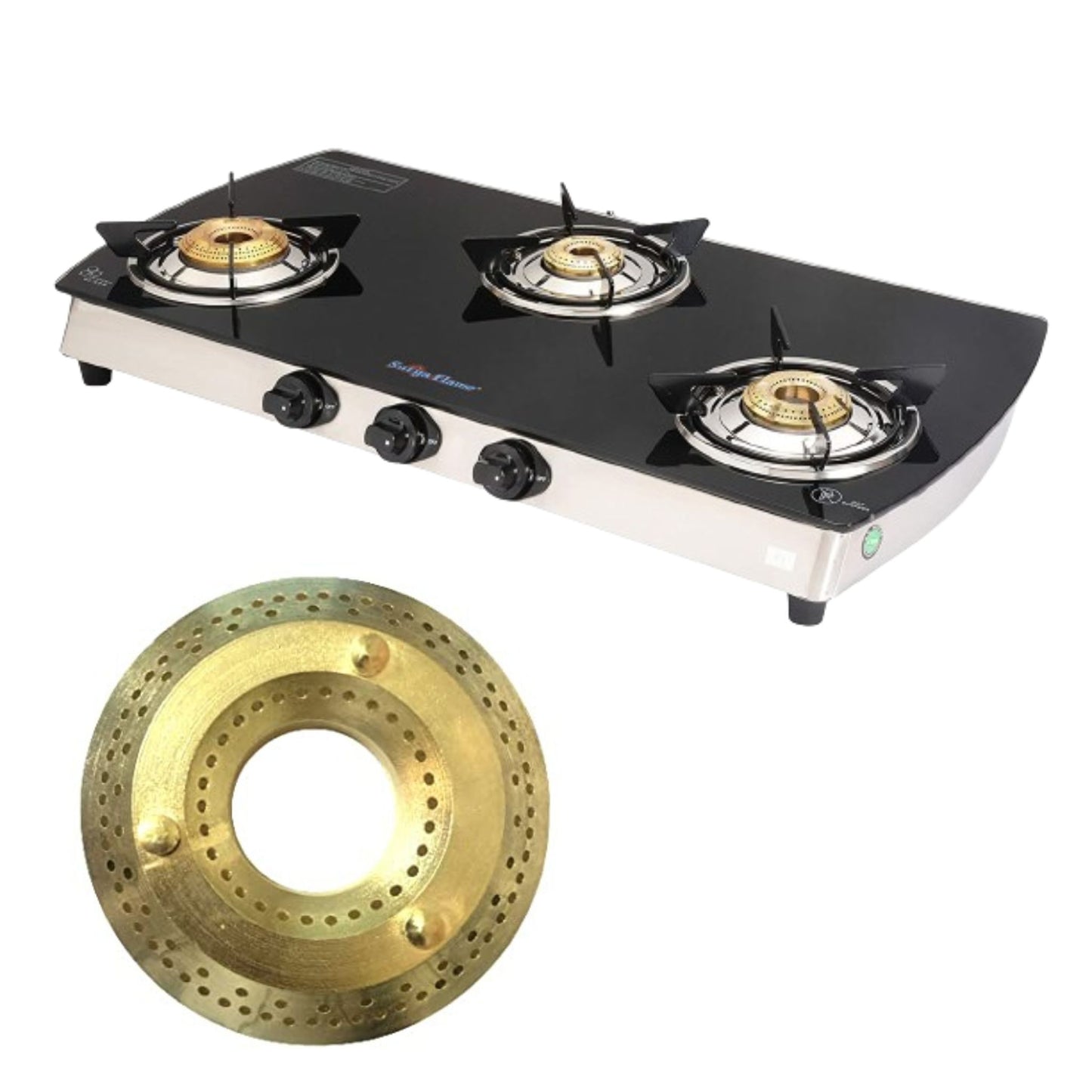 Small, Medium, Big & Jumbo Gas Burners – High Flame Cooking Stove Parts #