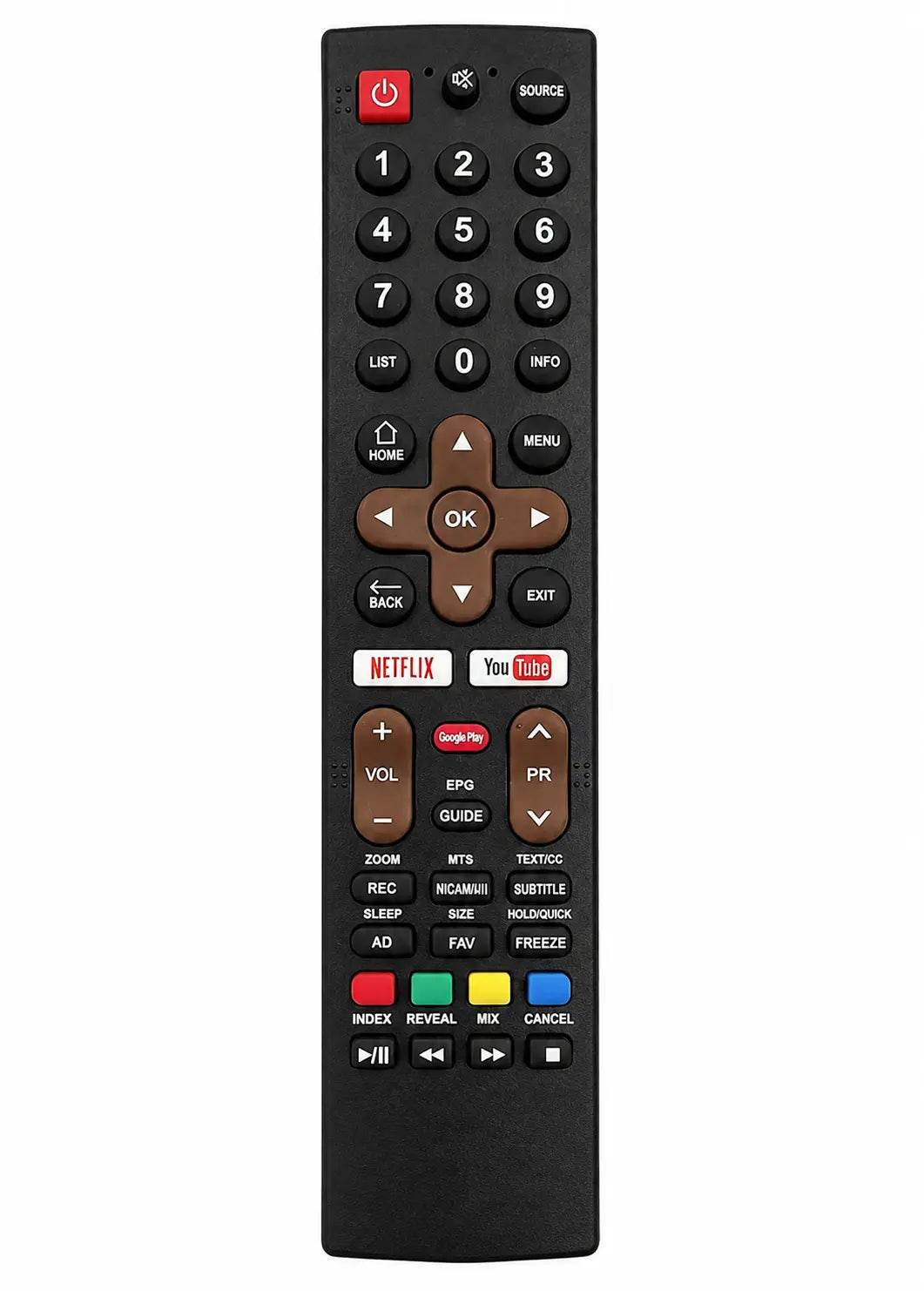 VU LED TV Remote Compatible with VU LED