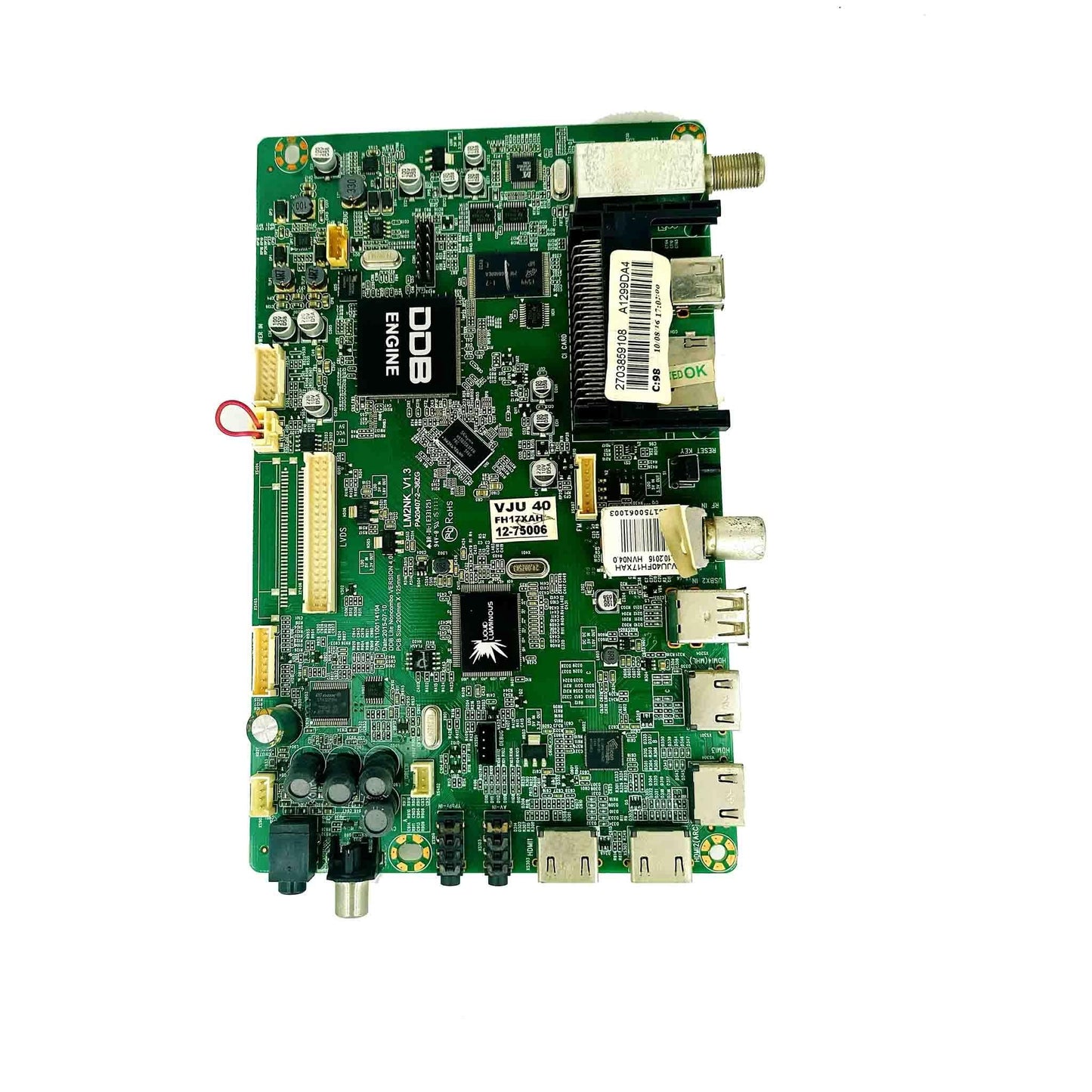 Mother board Suitable for DDBTVVJU40FH17XAH Videocon LED TV - Faritha