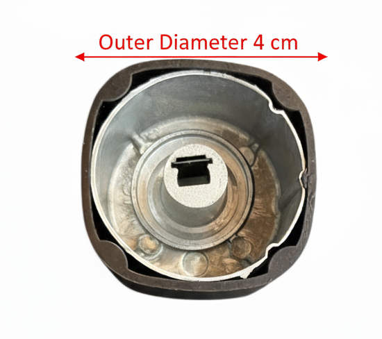 Square Metal Gas Stove Knob – Universal Replacement for Cooktops & Hobs #