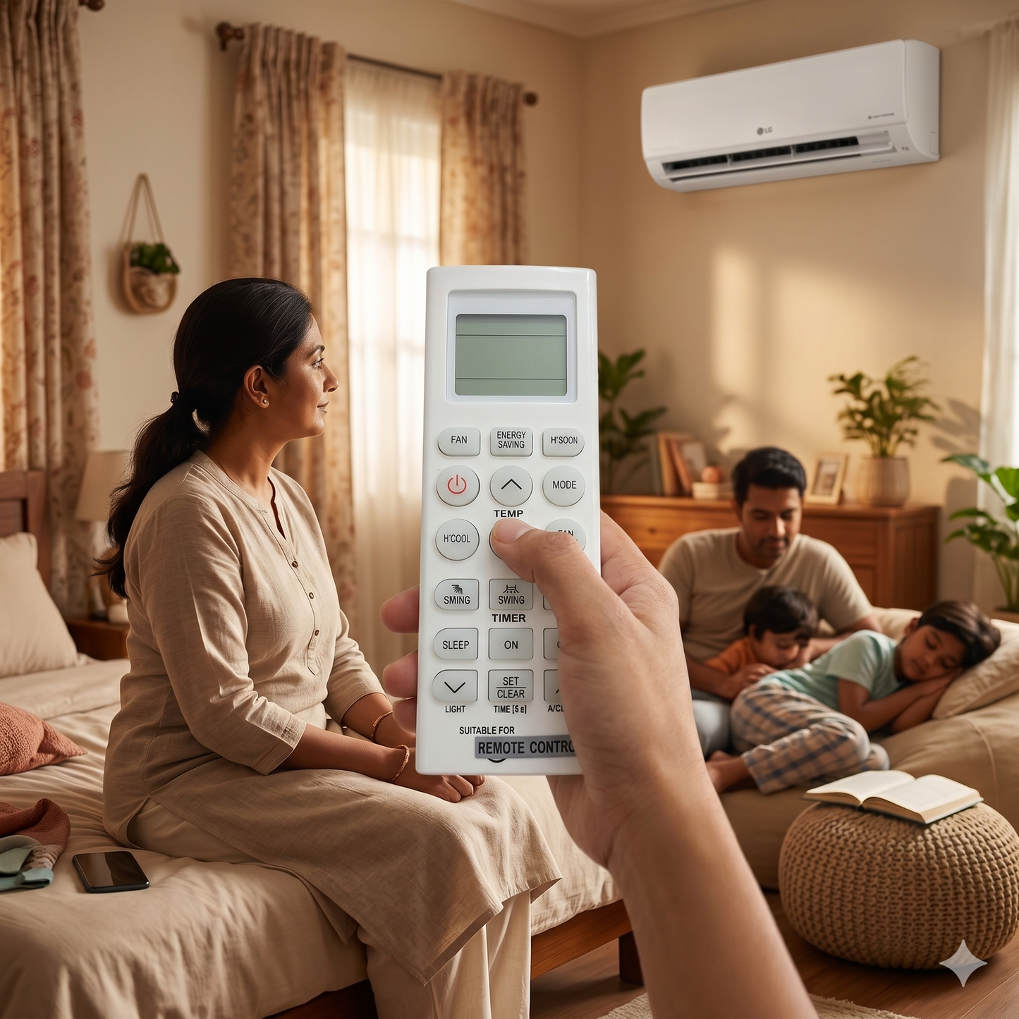 LG AC Remote Control – Compatible Replacement for LG Split & Window ACs