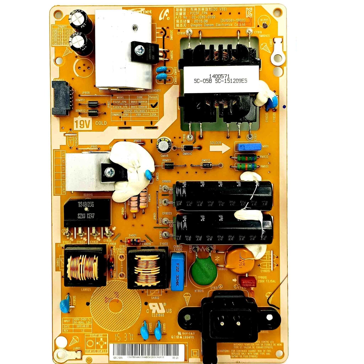 Power Supply Suitable for Samsung LED TV Model HG32AD450WDXL - Faritha