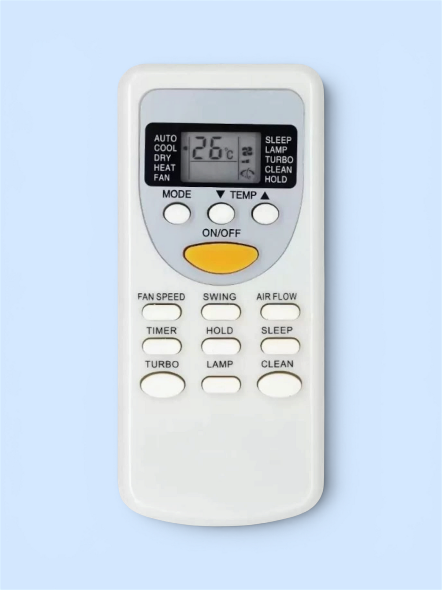 AC Remote for Lloyd Voltas Videocon Model AC49 โ Compatible Replacement India
