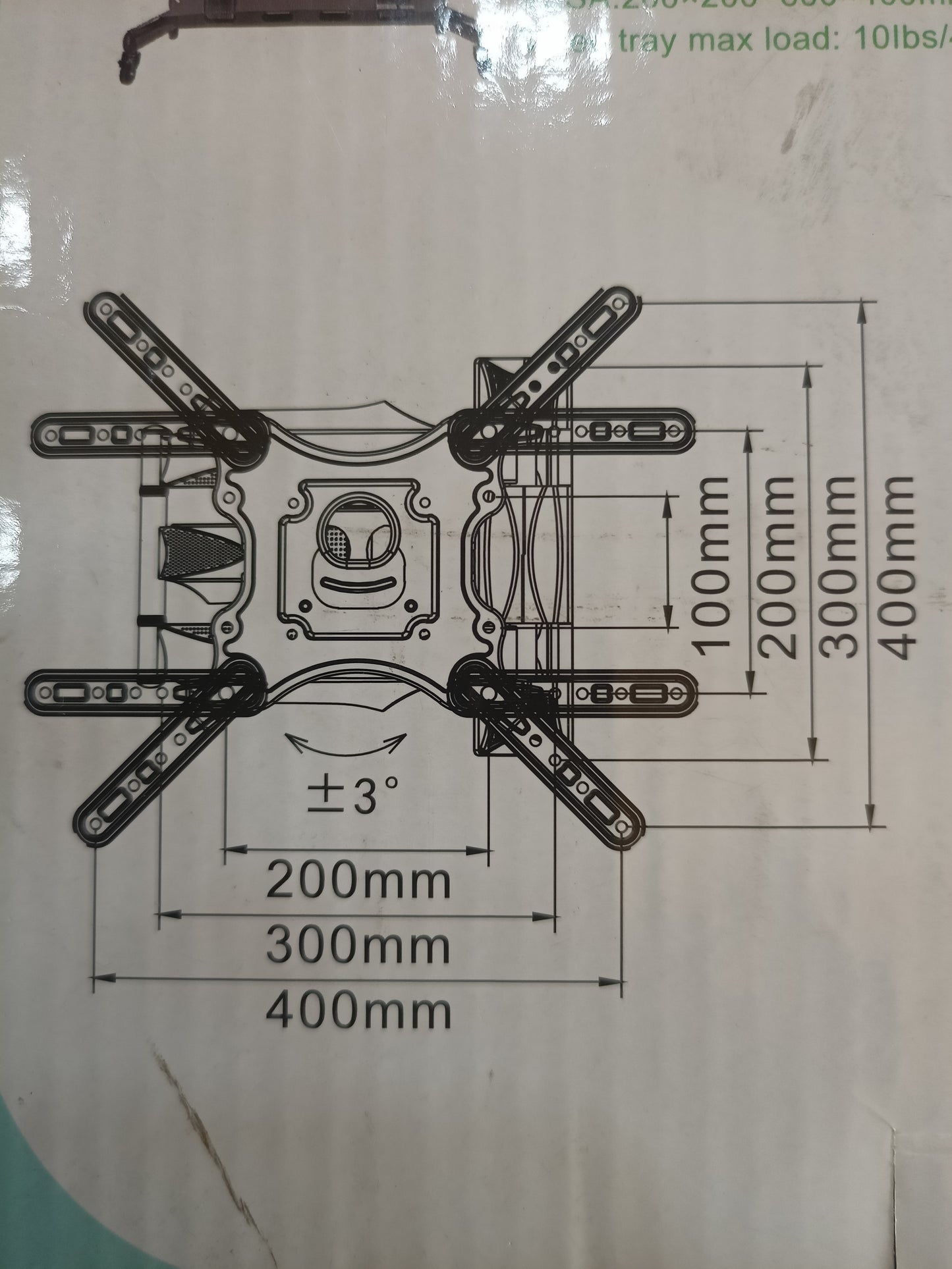 LED / LCD TV Wall mount Stand Tilting Model 32 inch to 55 inch with all Screws and Studs