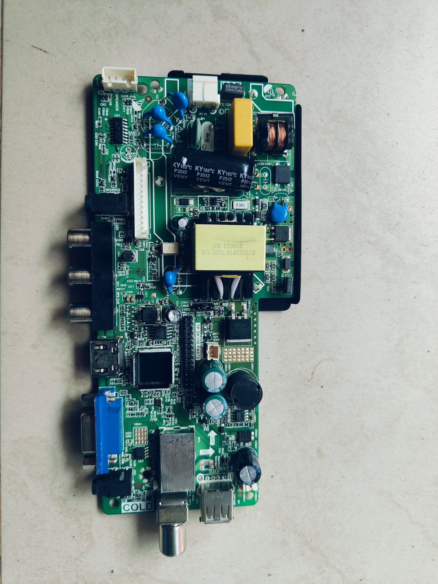 TP.SK108.PA672 24-इंच यूनिवर्सल LED LCD TV कॉम्बो बोर्ड - मदरबोर्ड रिप्लेसमेंट किट#