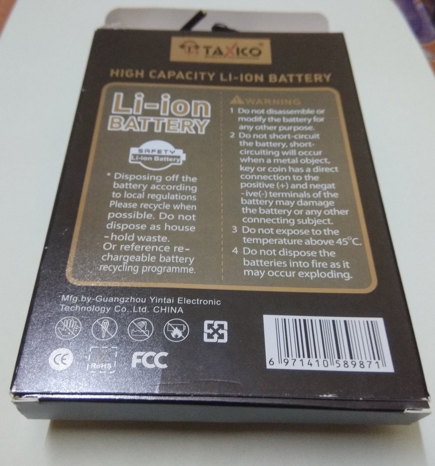 High Capacity Li-ion Battery for BN34 Mobile Phone - Faritha