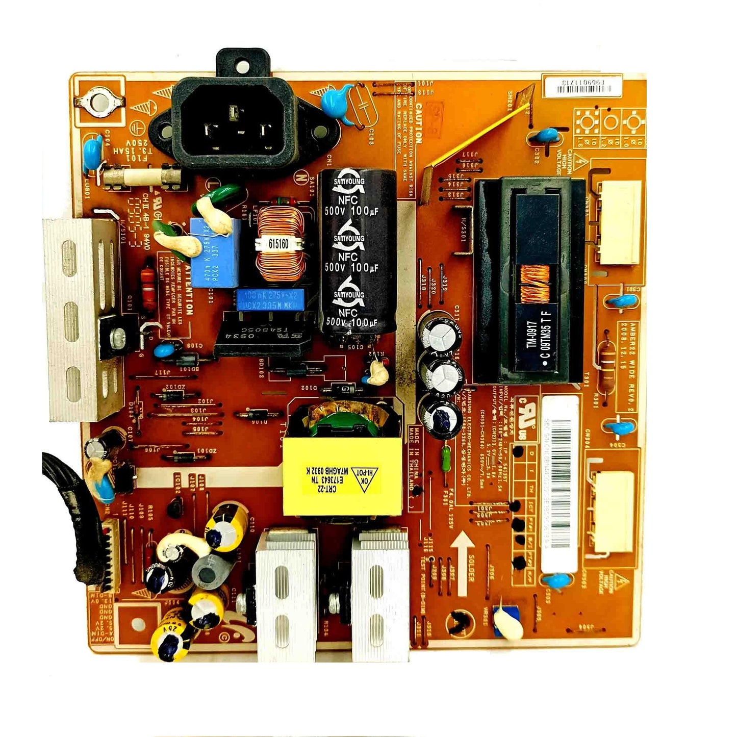 Power Supply Suitable for Samsung LED TV Model LA22B650T6 - Faritha