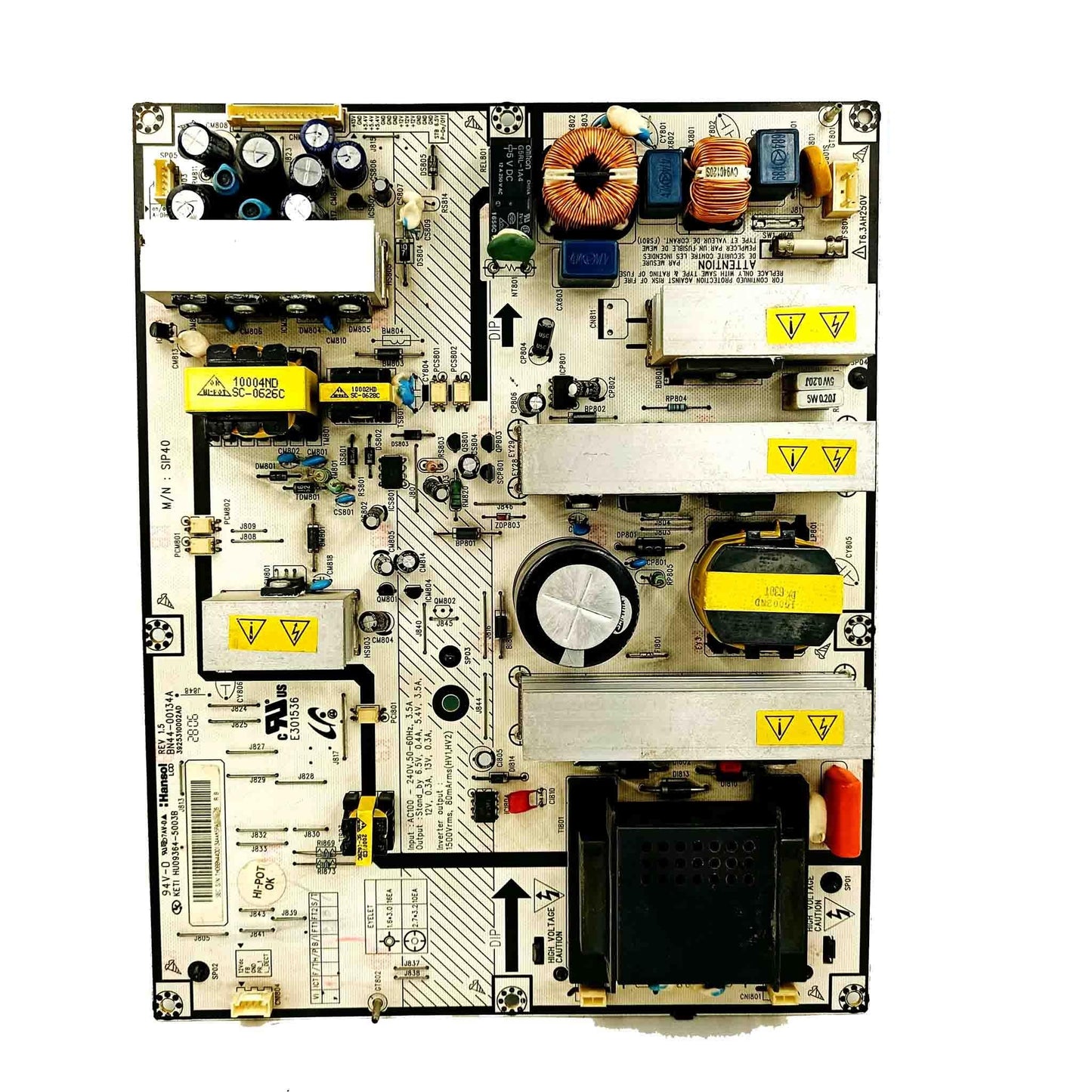 Power Supply Suitable for Samsung LED TV Model LA40S71B - Faritha