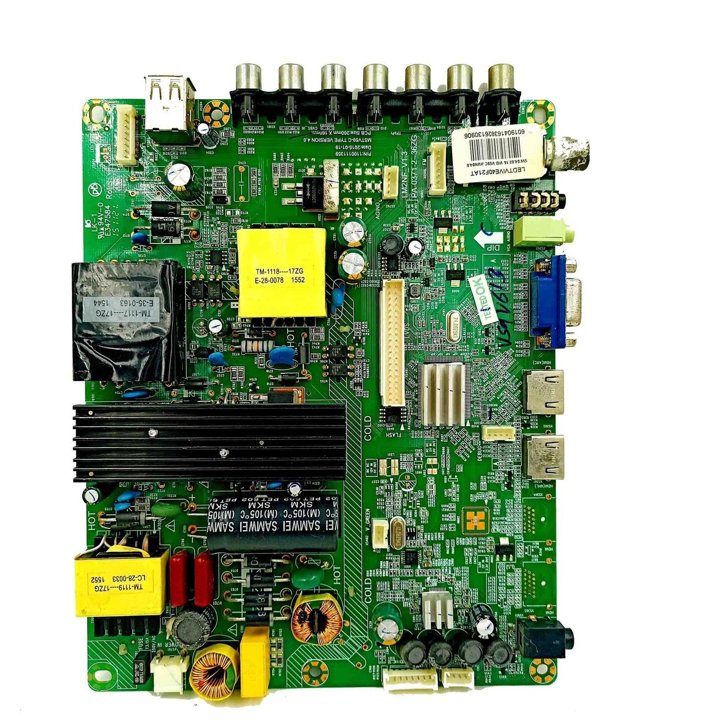 Mother board Suitable for LEDTVIVE40FZIA Videocon LED TV - Faritha