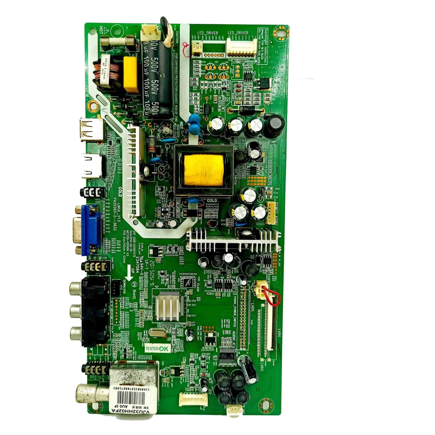 Mother board Suitable for LEDTVSJX20HB-2FA Sansui LED TV - Faritha