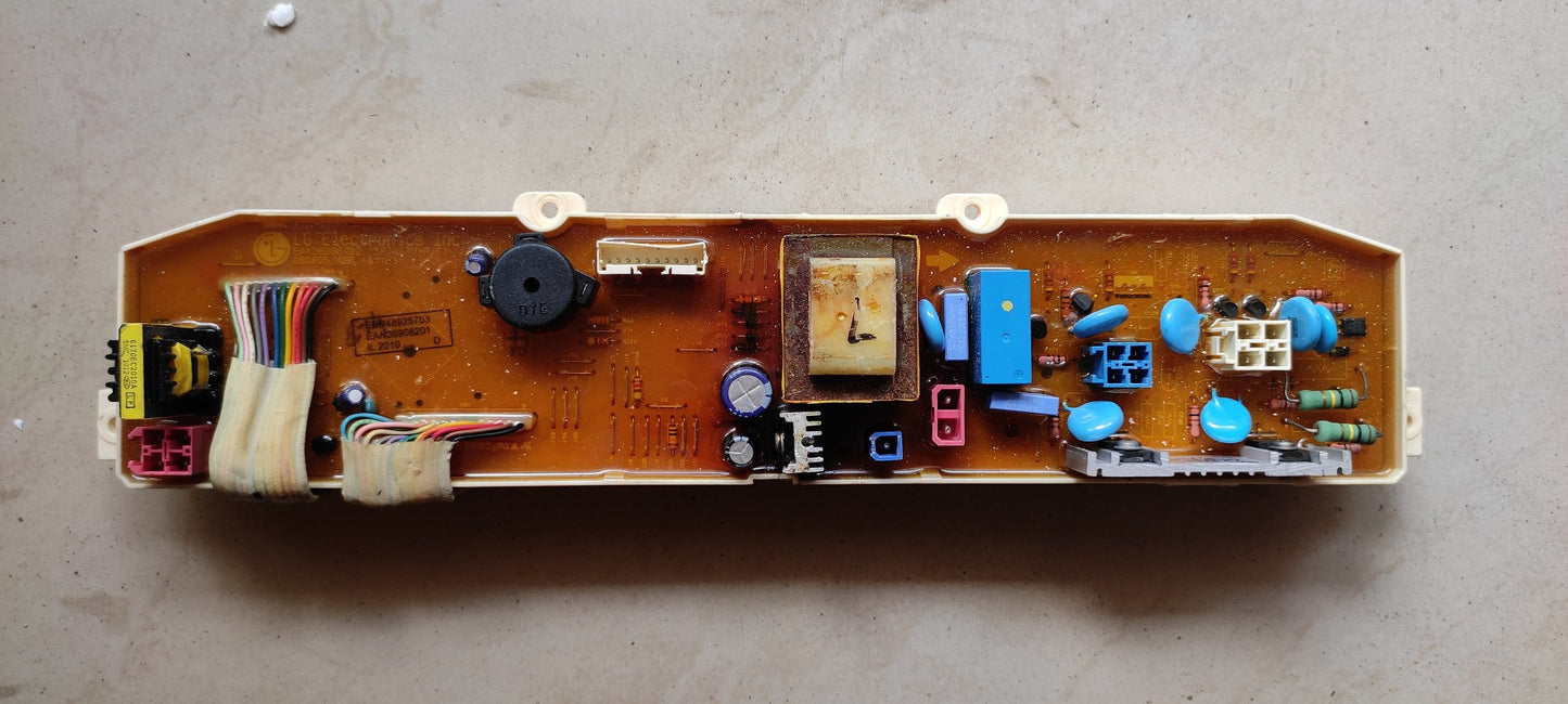 LG Model 10 washing machine board — back connections terminal genuine OEM India