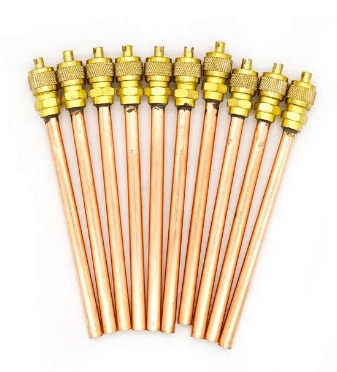 factory supply retekool china refrigeration copper tube charging access valve 1/4"x90mm - Faritha