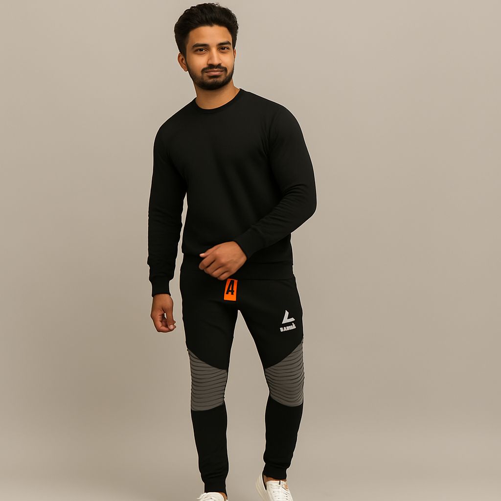 Men's Branded Night Track Jogger Set β Super Design (L to 2XL) | 5 Stylish Variants β PS11