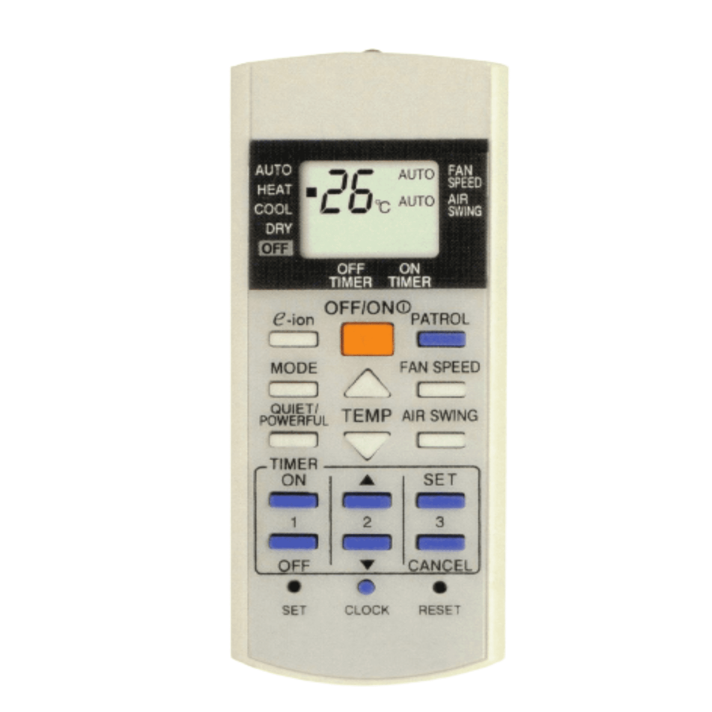 Panasonic Split Air Condition Remote Control B* - Faritha