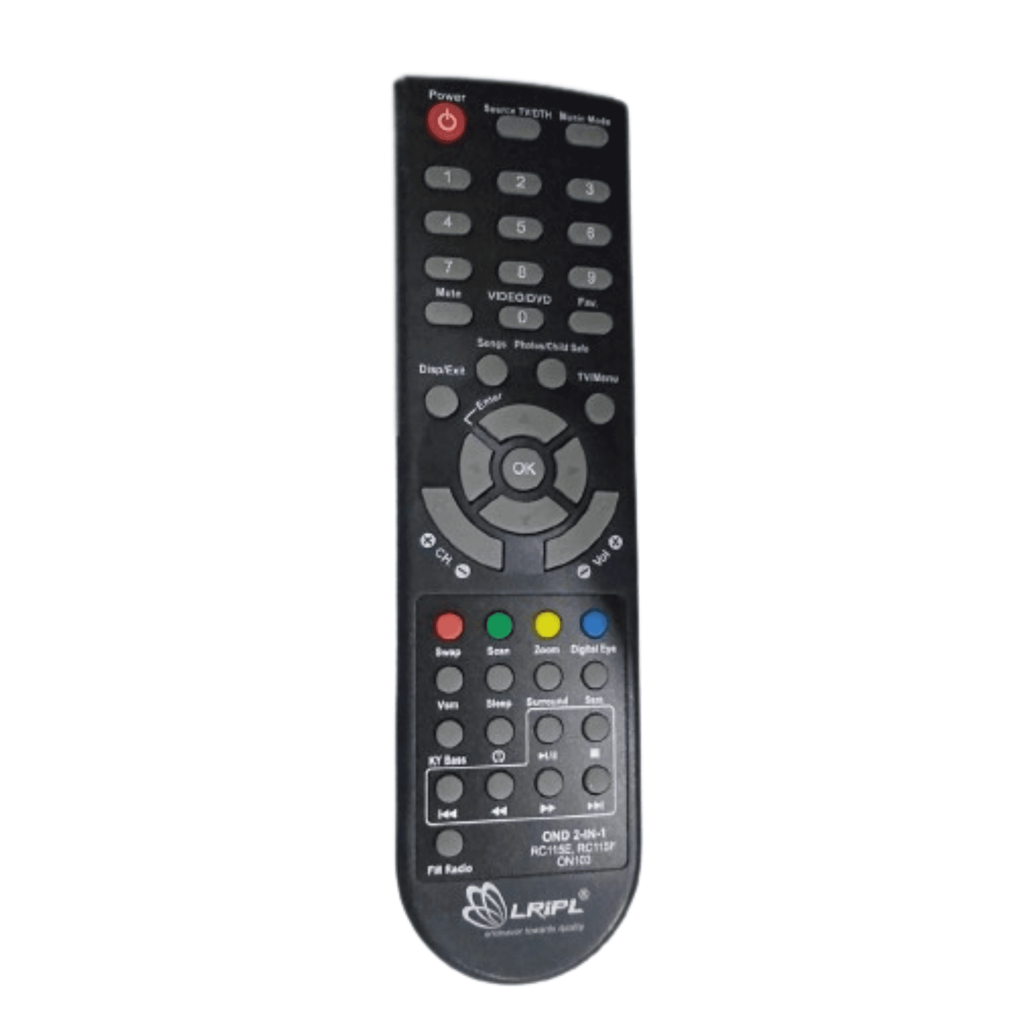 Onida 2 IN 1 TV Remote Control Compatible*High Sensitivity (TV28) - Faritha