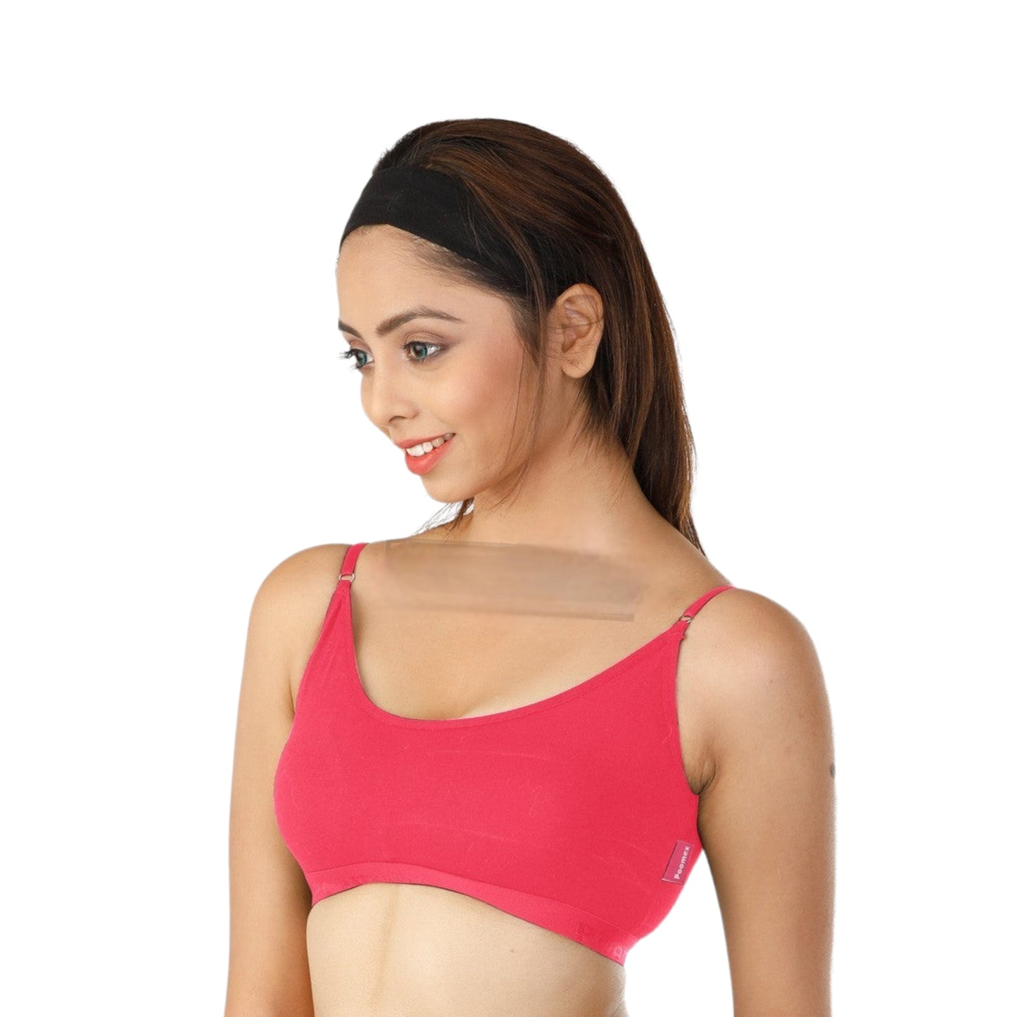 Poomex Ladies Teen Bra (Pack of 3) Mogito, Rama Green, Rani Pink Colours - Faritha