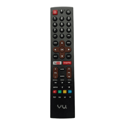 VU Smart TV remote control Youtube,google play - Faritha