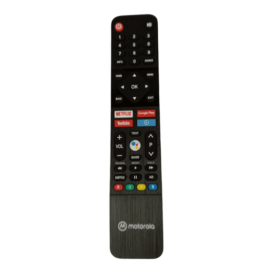 Motorola  Smart led tv remote with google voice recognition and Netflix and YouTube and Amazon prime - Faritha