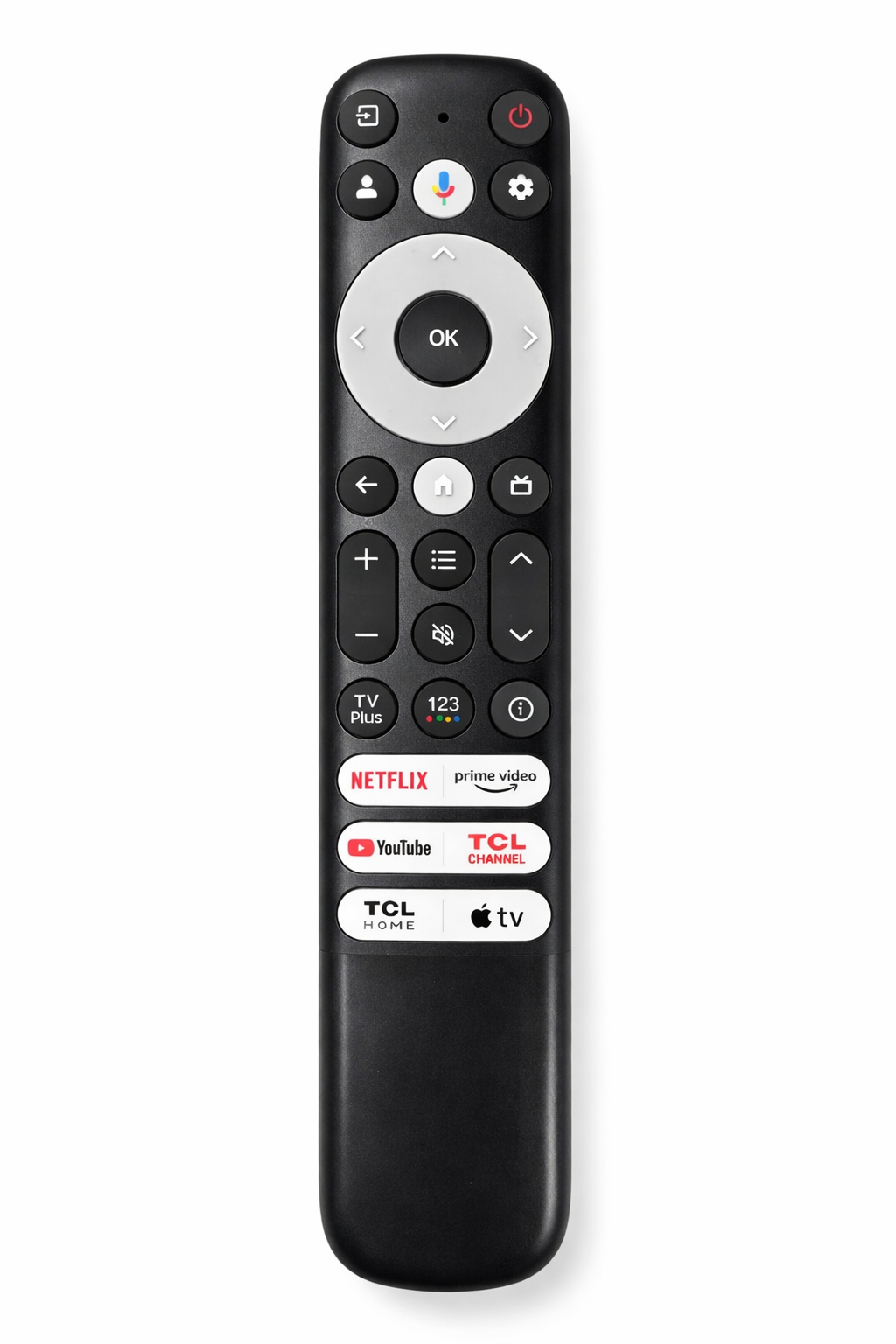 Original TCL Smart TV Voice Remote Control with Google Assistant | Netflix, Prime Video & YouTube Hotkeys