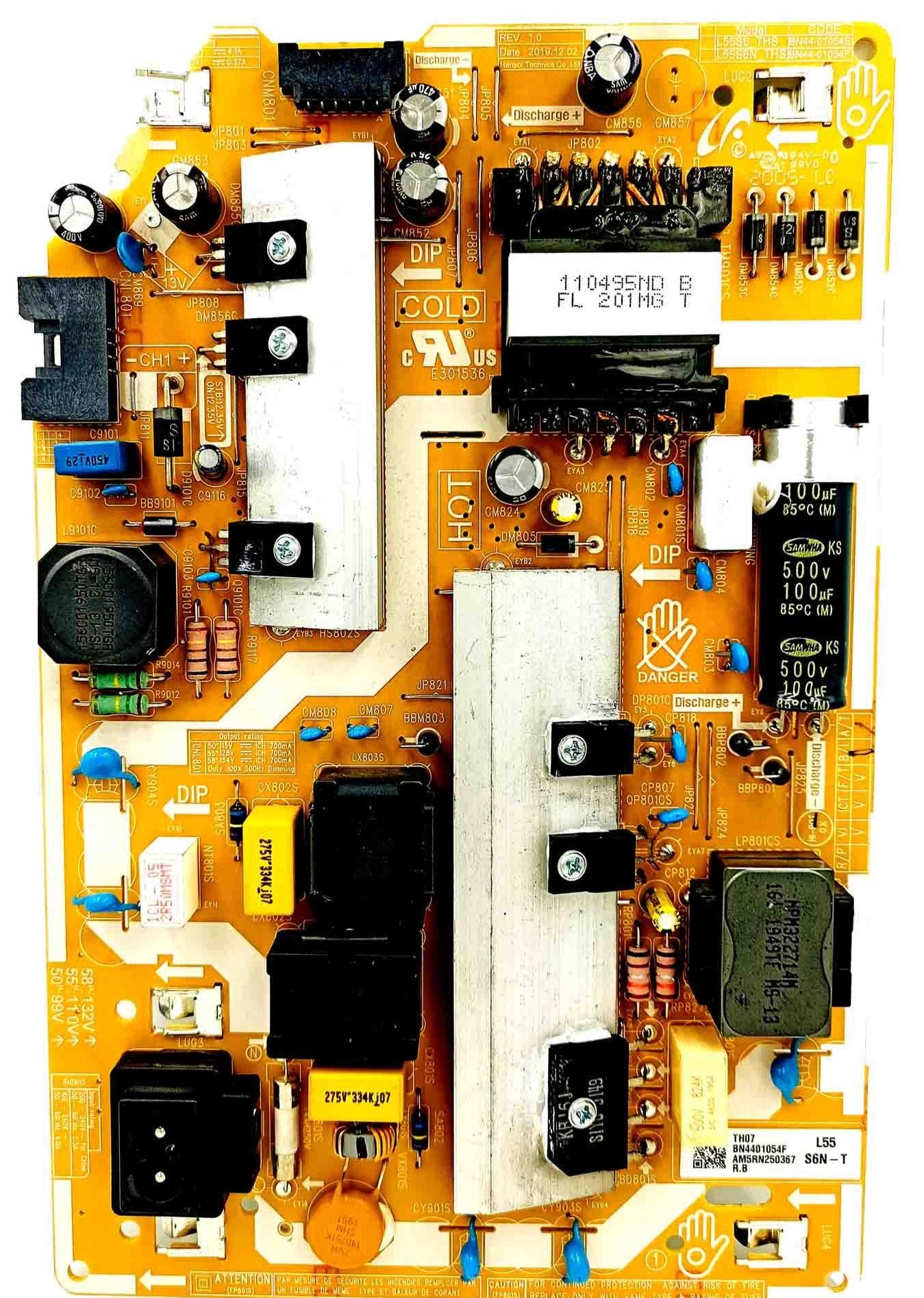 Power Supply Suitable for Samsung LED TV Model UA50TUE60AKXXL - Faritha