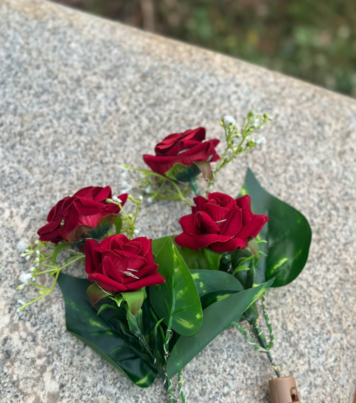 Lovely Double Rose Fairy With Lights Bouquet