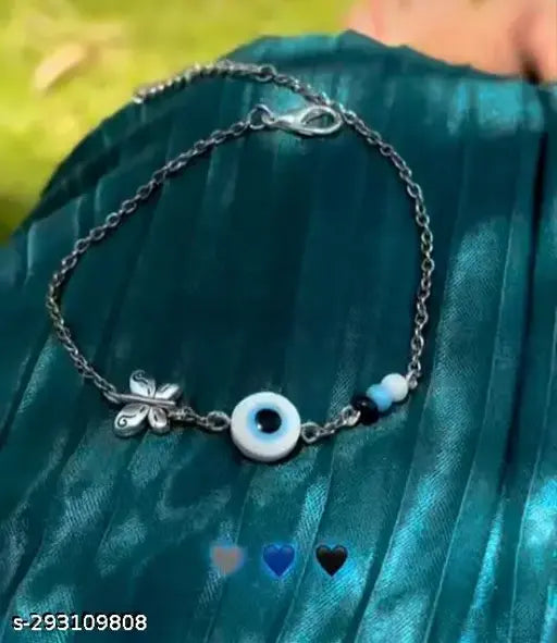 Twinkling Graceful Women Anklets & Toe Rings - Adjustable Alloy with Oxidised Silver and Cubic Zirconia