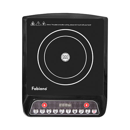 Fabiano FAB-011MR 2000W Induction Cooktop with Push Button Controls & LED Display #
