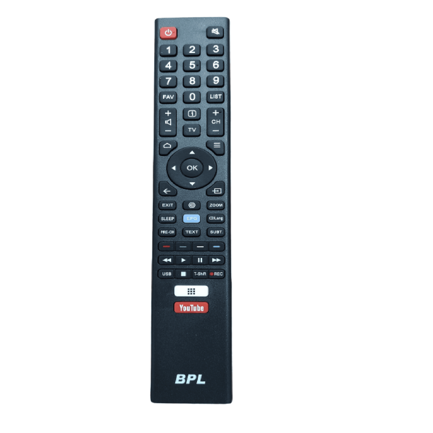 Bpl smart tv Remote Control with Youtube - Faritha