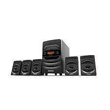 Philips 4000W 5.1 Speaker music,movies and entertainment