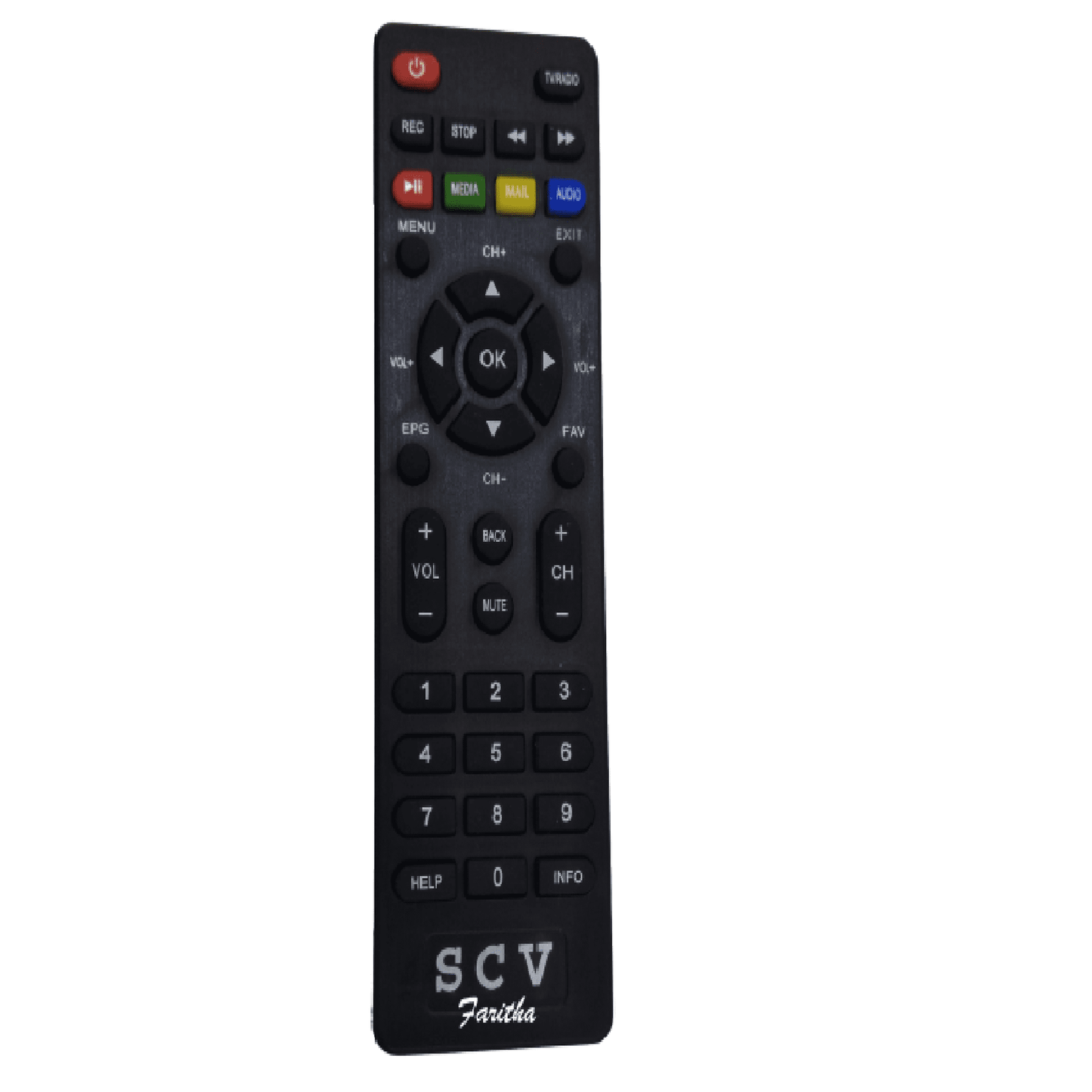 SCV hd Tamilnadu govt set top box remote control - Faritha