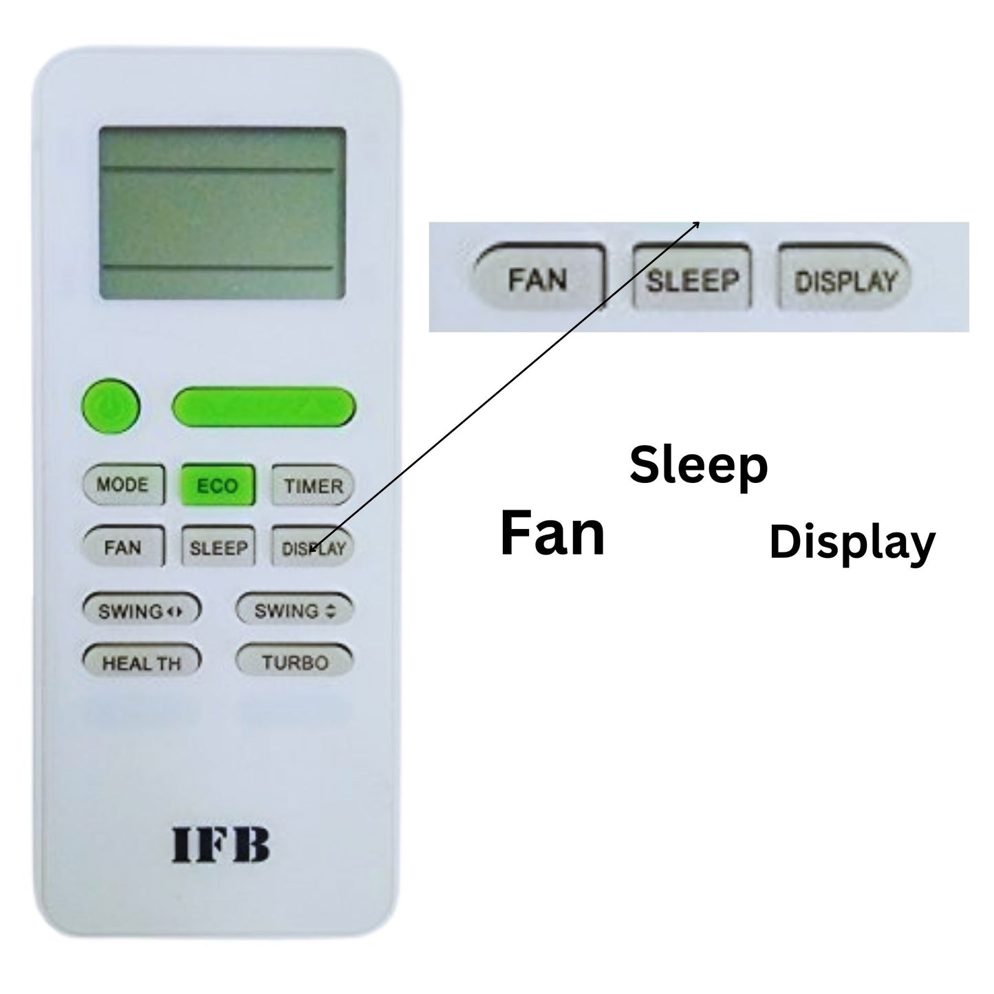 IFB/Lloyd AC Remote Control (AC10) β Compatible Replacement for IFB & Lloyd Air Conditioners #!