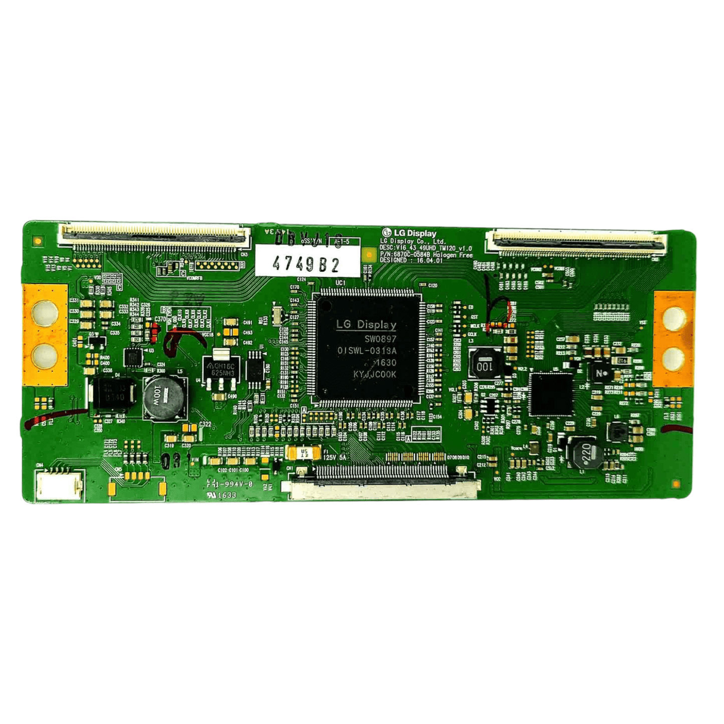 T-Con Board Replacement for LG 49UH630V-TD LED TV