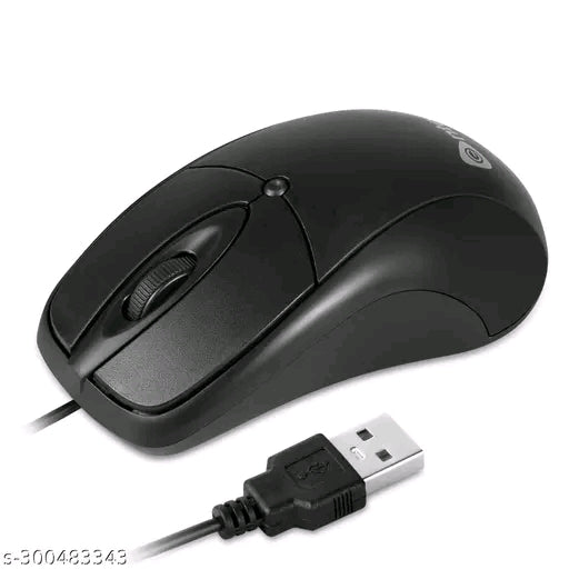 Enter Eternal Wired Optical Mouse – Smooth Precision, Sleek Design (Black)