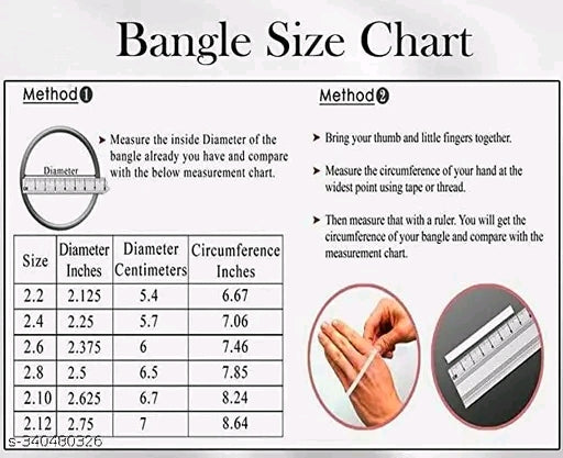 Govindam AD Brass Bangle Set with Micro Finish - Pack of 2