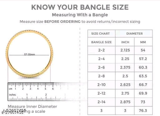 PREMIUM QUALITY MICROPLATED IMPON PANCHALOHA STONE BANGLE