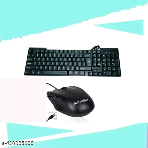 Trendy Wired USB Keyboard Mouse Combination Set