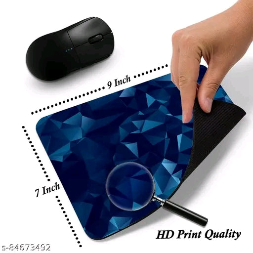Party Gift suitable & standard size(9by7inch) ,easily clean and non slip surface pad for freely work and gaming on Laptop/Computer MousepadPremium 9x7 Inch Non-Slip Mouse Pad – Smooth Surface for Gaming & Work"