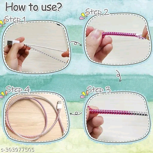 Cute 3D Cartoon Charger Cover for iPhone 18W-20W – Stylish Green Spiral Design