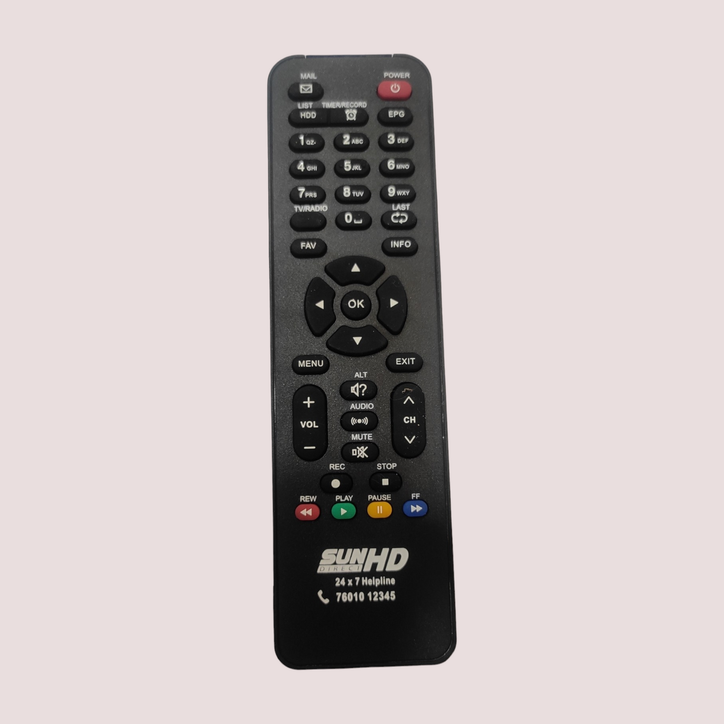 Sun Direct DTH F Remote β Original & Genuine Set Top Box Controller#