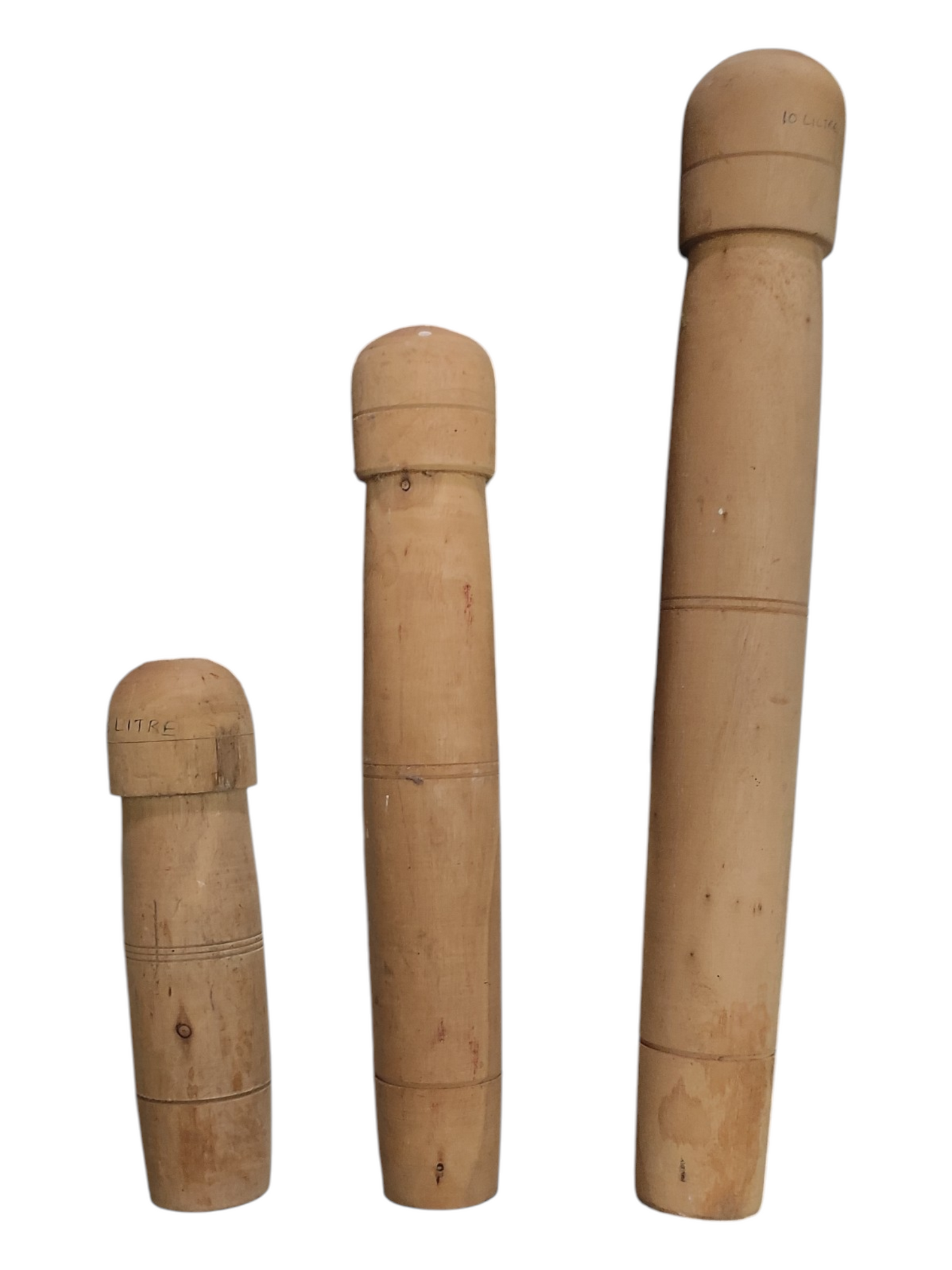 Commercial Wet Grinder Wooden Kulavi Handle – 3L (20cm) / 5L (32cm) / 10L (43cm) – Heavy Duty Replacement Grip